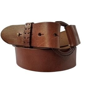 Genuine LAUREN by RALPH LAUREN Brown Leather Genuine Belt For Women Size M 32